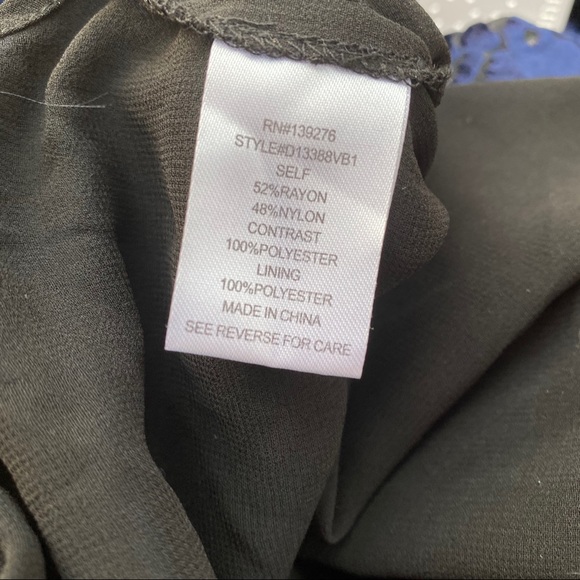 NWat DanielRainn women regular blue/black Top M - Picture 5 of 5